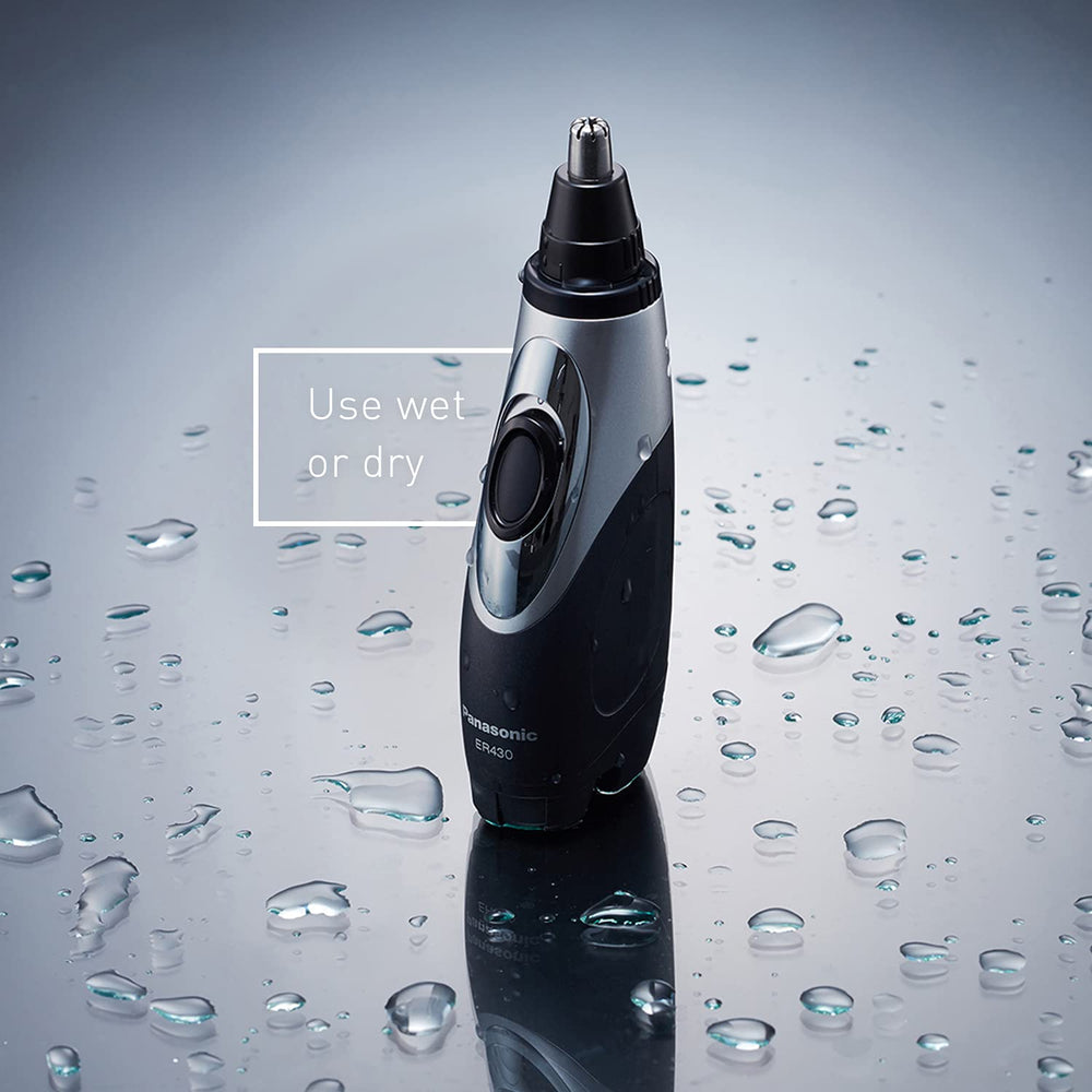 Panasonic ER430K 60-degree-blade provides clean cuts with reduced pulling.