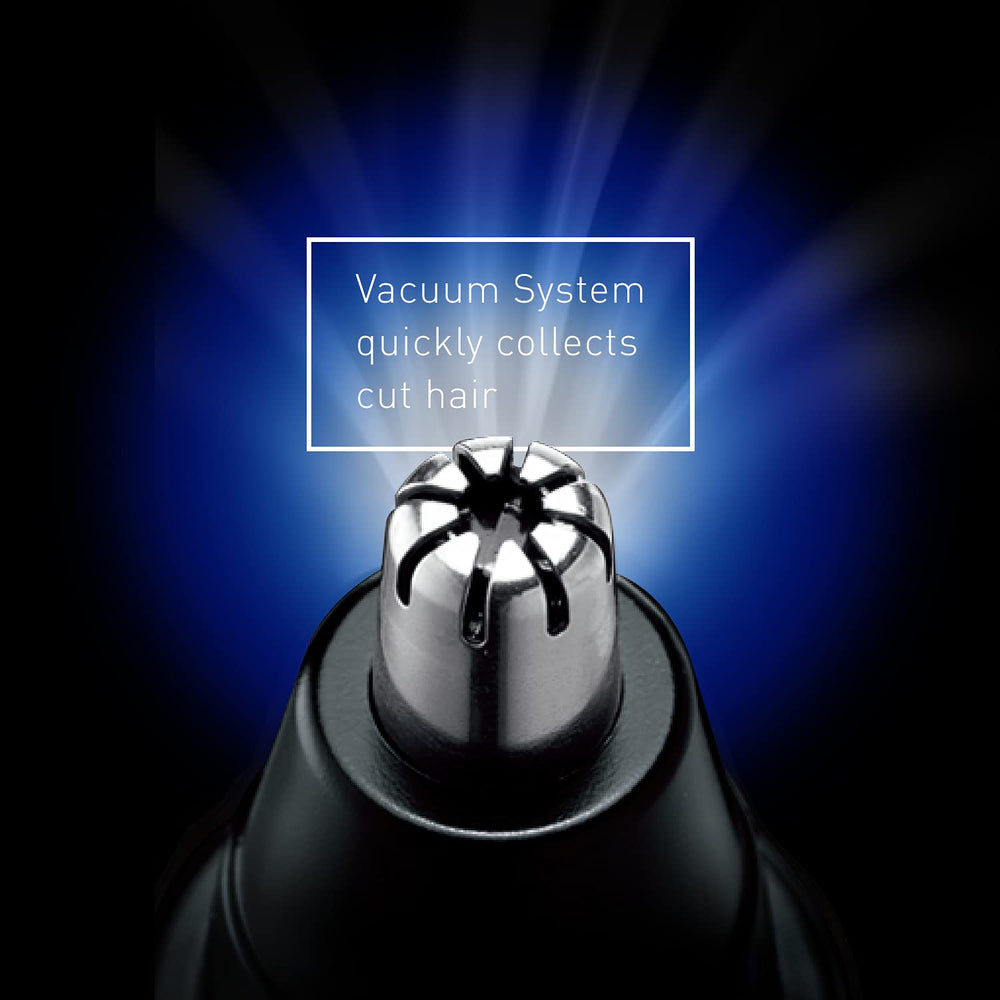 Panasonic ER430K ergonomic-handle offers comfortable grip during precise trims.