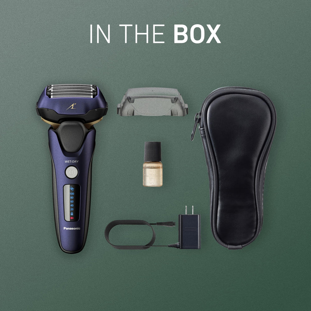 Panasonic ES-ALV6HA travel-ready design with global voltage compatibility.