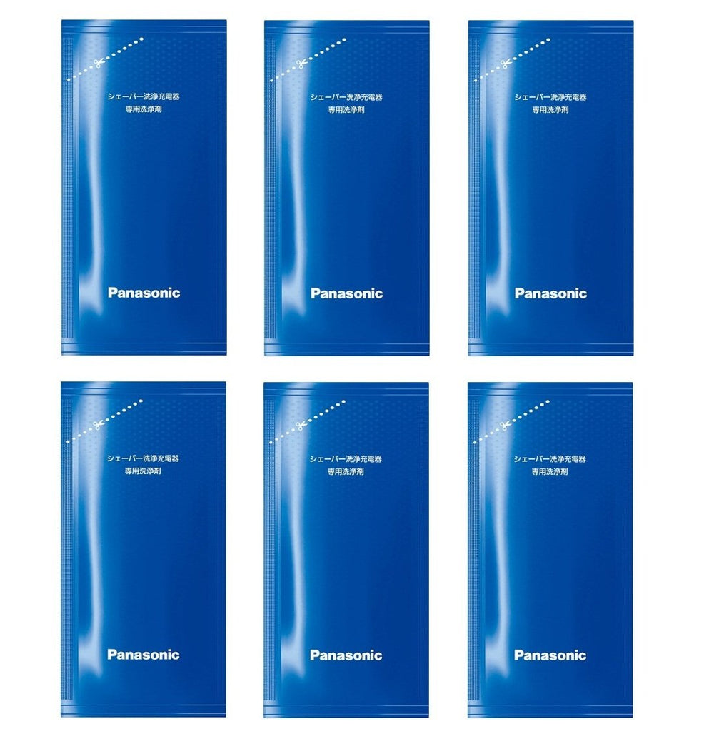 Panasonic LAMDASH detergent pack-6 ready-to-use cleaning agents for shavers