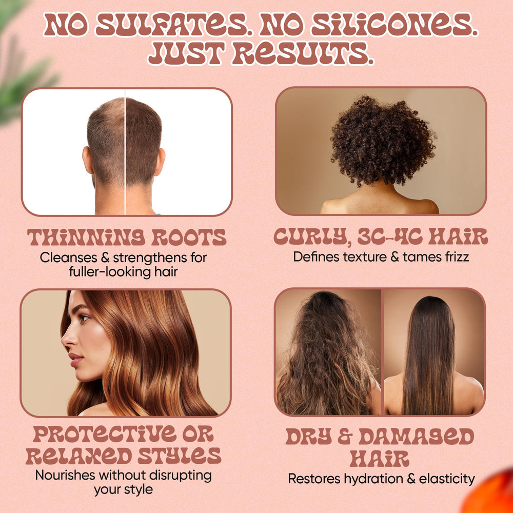 Panda's Promise Batana Oil Conditioner label detail signals frizz control and shine