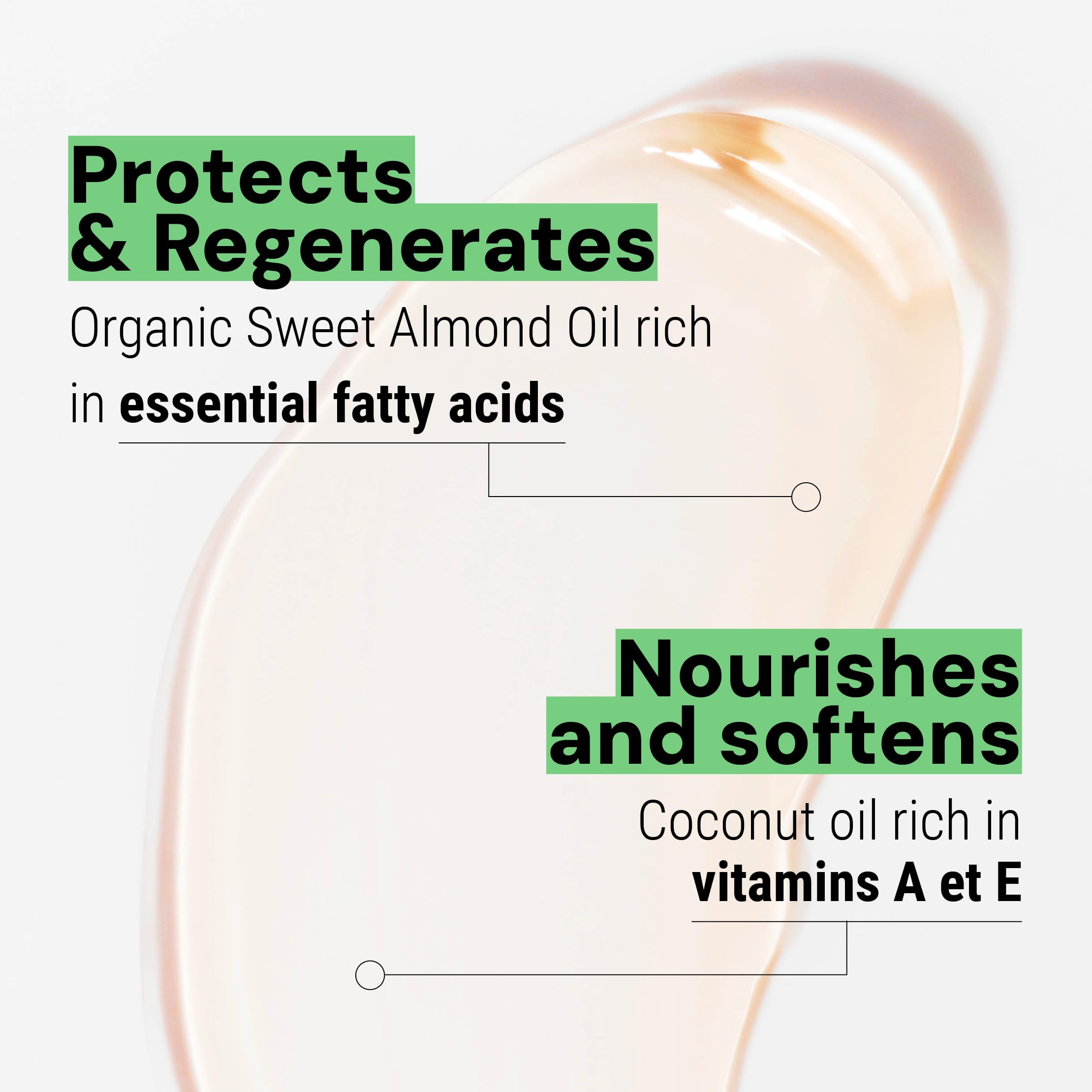 Panier des Sens Almond Hand Wash ingredients natural origin emphasize high natural content.