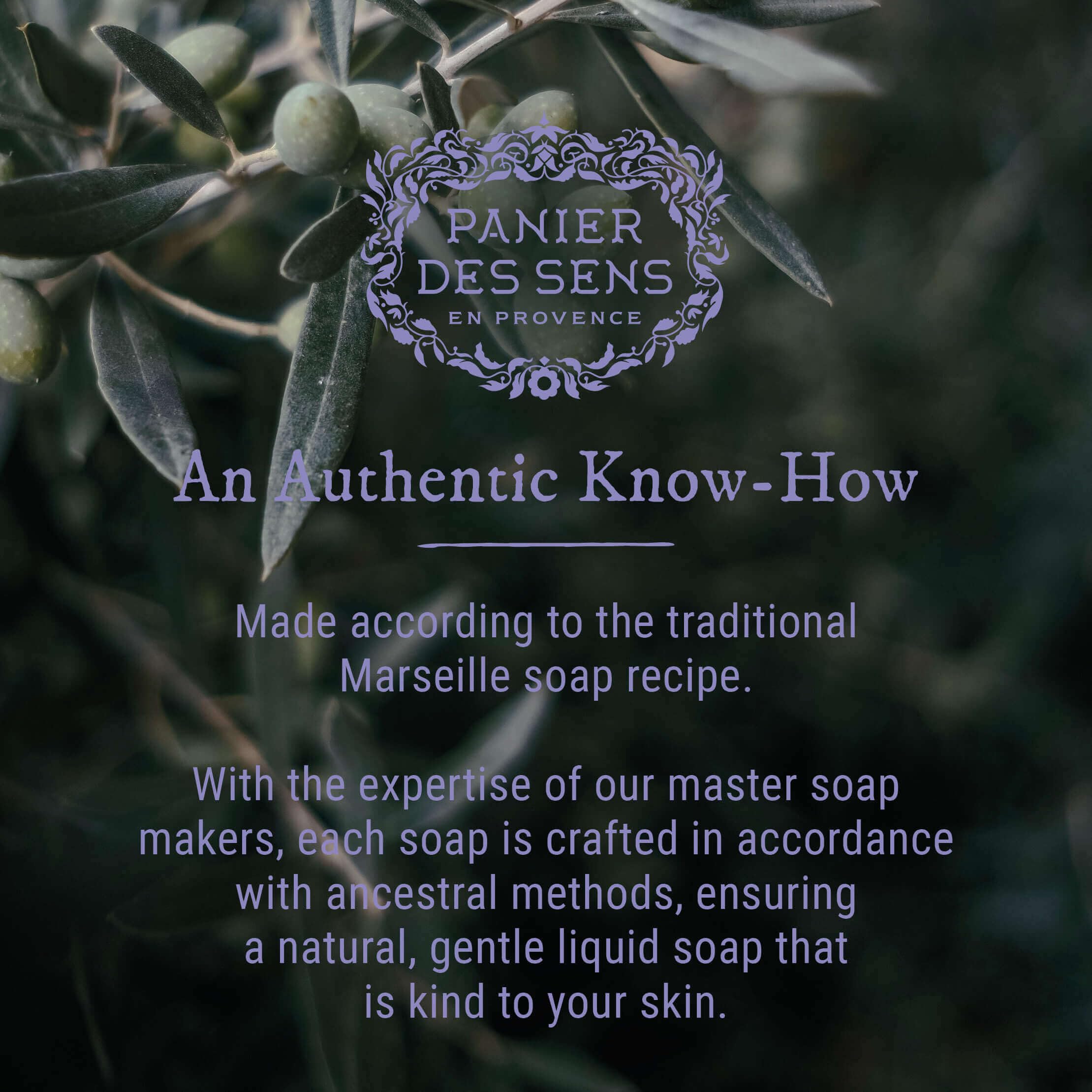 Panier des Sens dermatologically tested label signals skin-friendly cleansing.