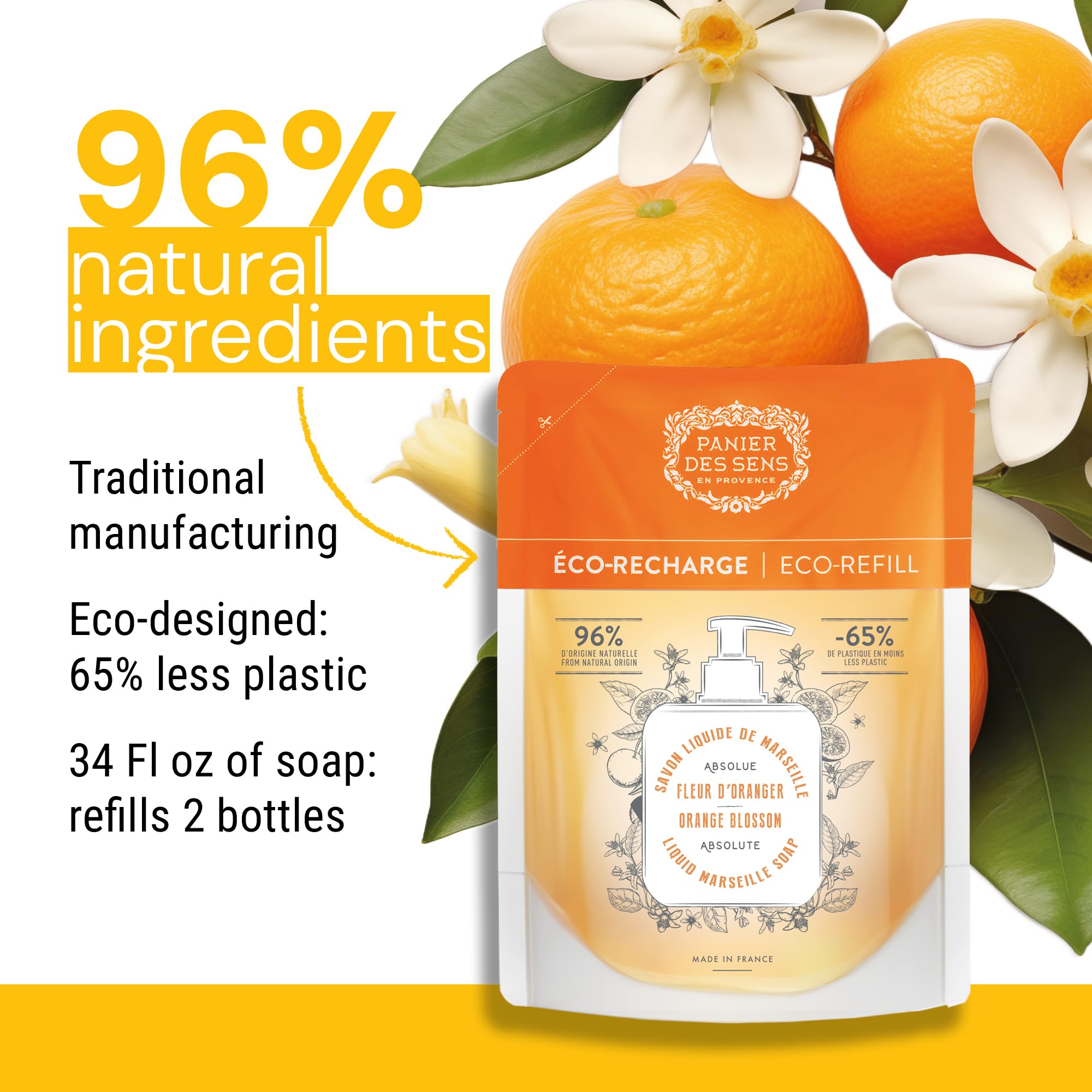 Panier des Sens dermatologically tested label indicates skin-friendly daily use.