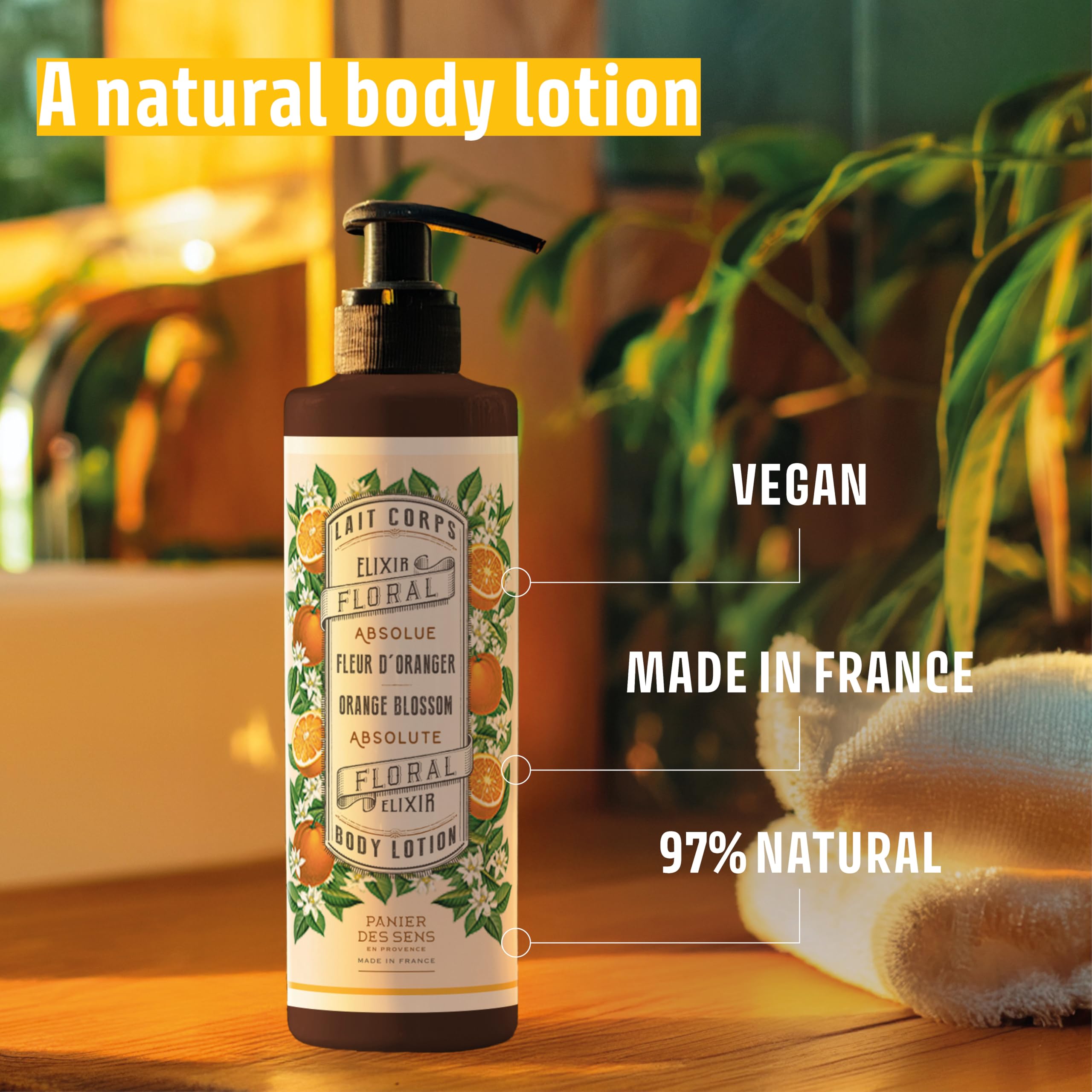 Panier des Sens dermatologically tested badge—gentle daily moisturizer
