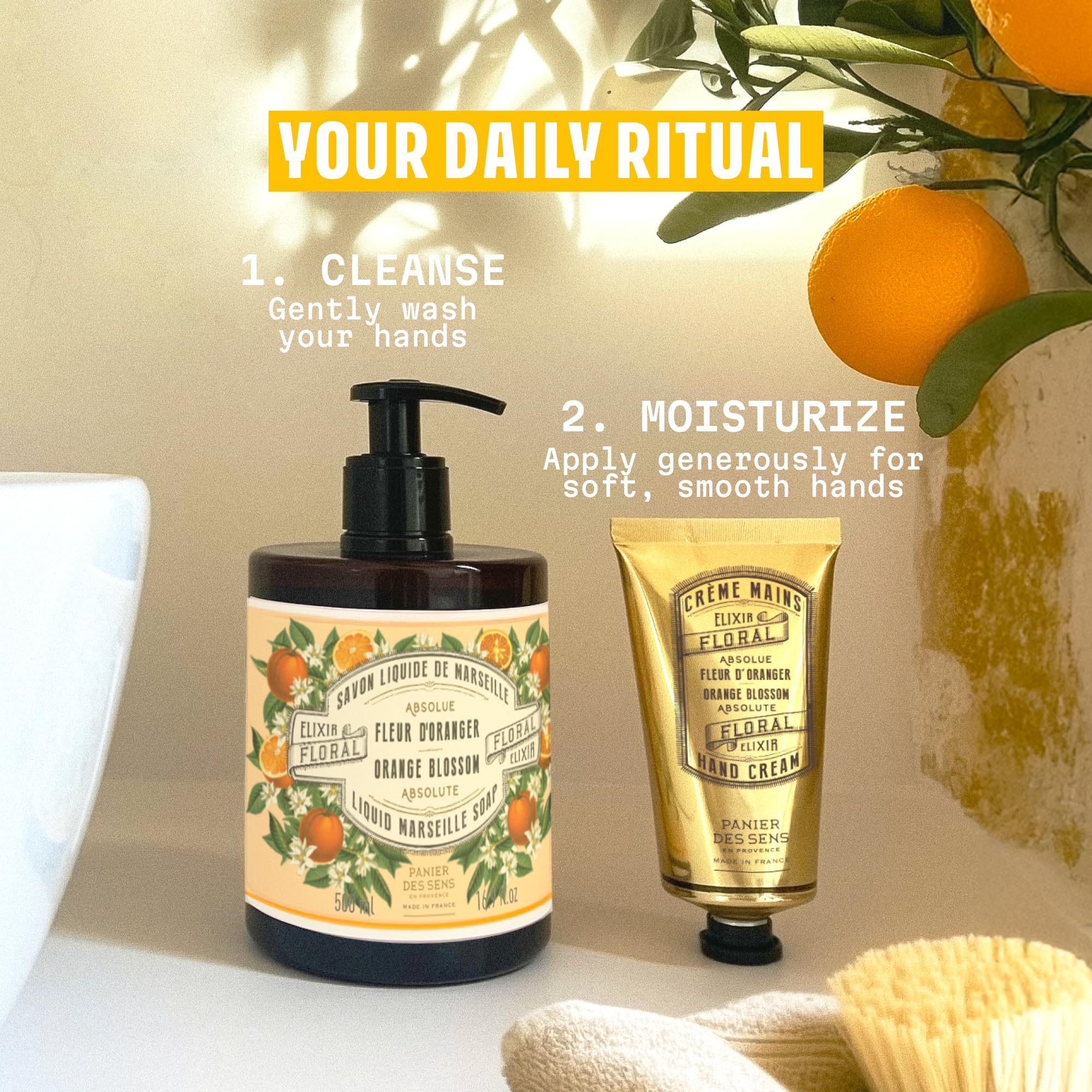 Panier des Sens dermatologically tested badge signals gentle care