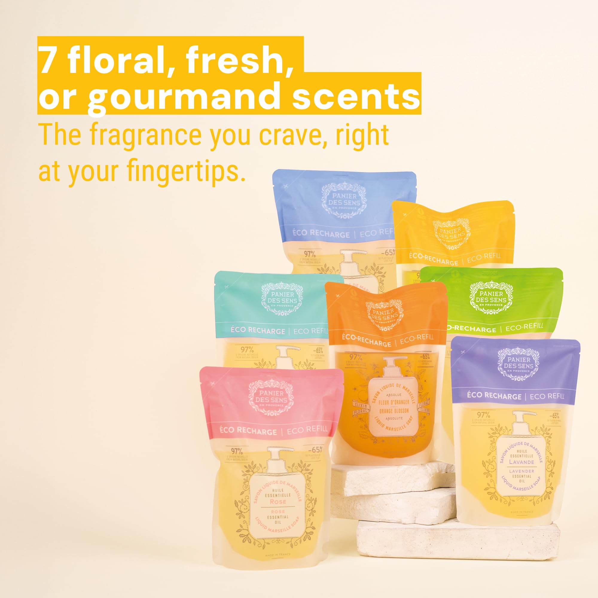 Panier des Sens eco-friendly refill reduces plastic waste and supports sustainability.