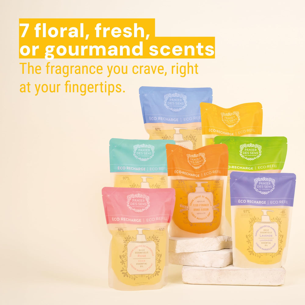 Panier des Sens eco-friendly refill reduces plastic waste and supports sustainability.