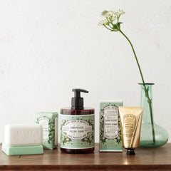 Panier desSens Jasmin Hand Cream texture spreads to a rich, non-greasy finish.