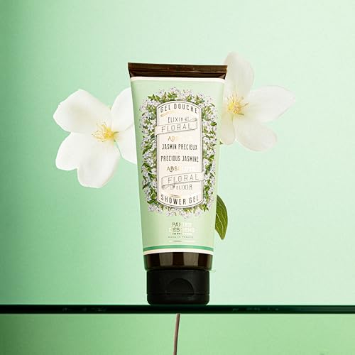 Panier des Sens Jasmine Moisturizing Body Wash pour bottle in shower for easy daily use