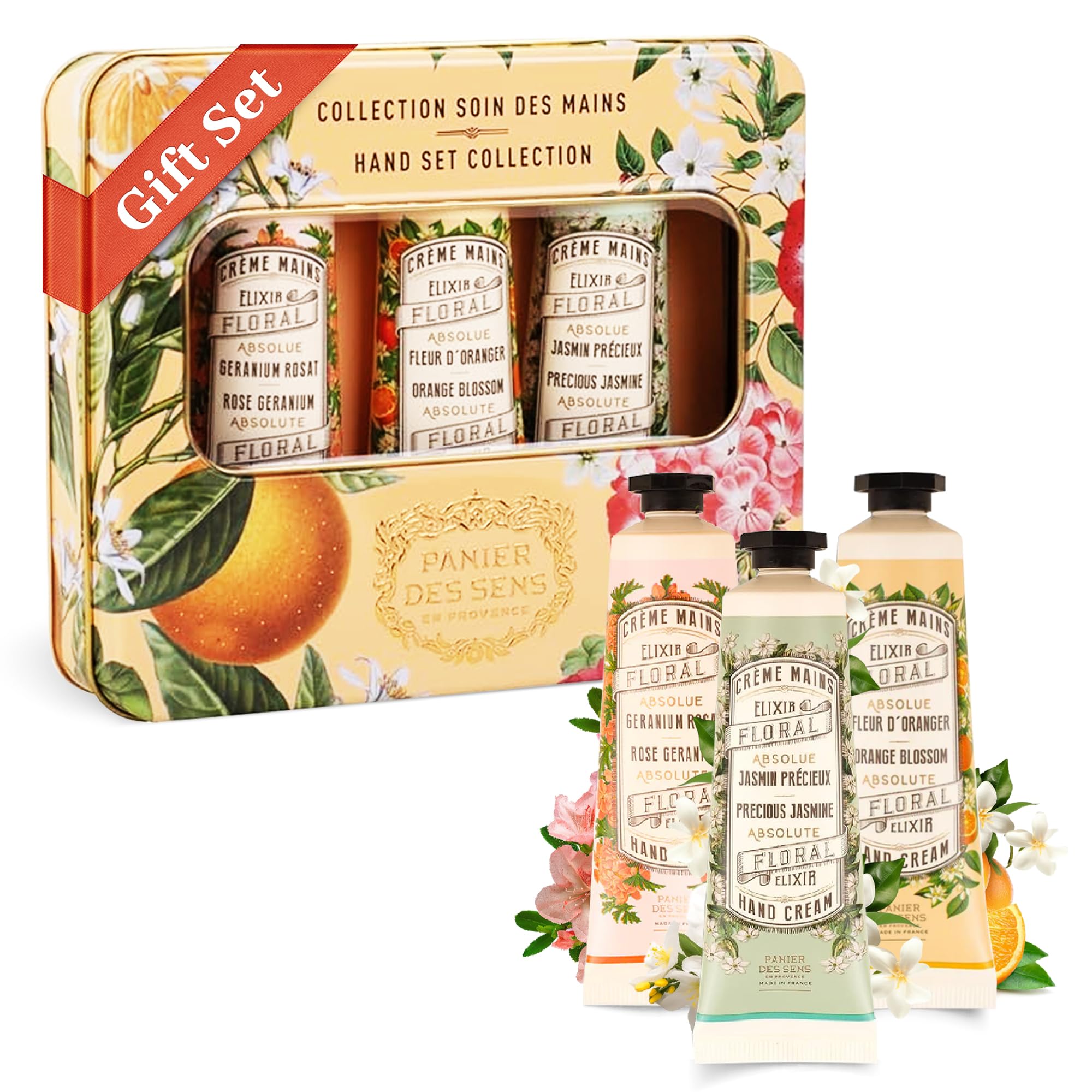 Panier des Sens mini hand cream orange blossom box—gift-ready packaging for celebrations.