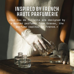 Panier des Sens EDT wrap detail showing elegant packaging.