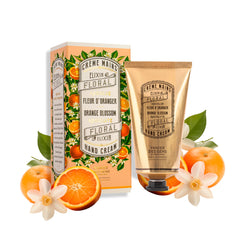 Panier des Sens orange blossom hand cream packaging highlighting eco-friendly materials