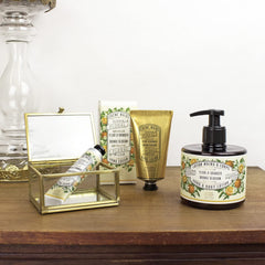 Panier des Sens orange blossom mini hand cream application demonstrates quick absorption for dry, weathered hands