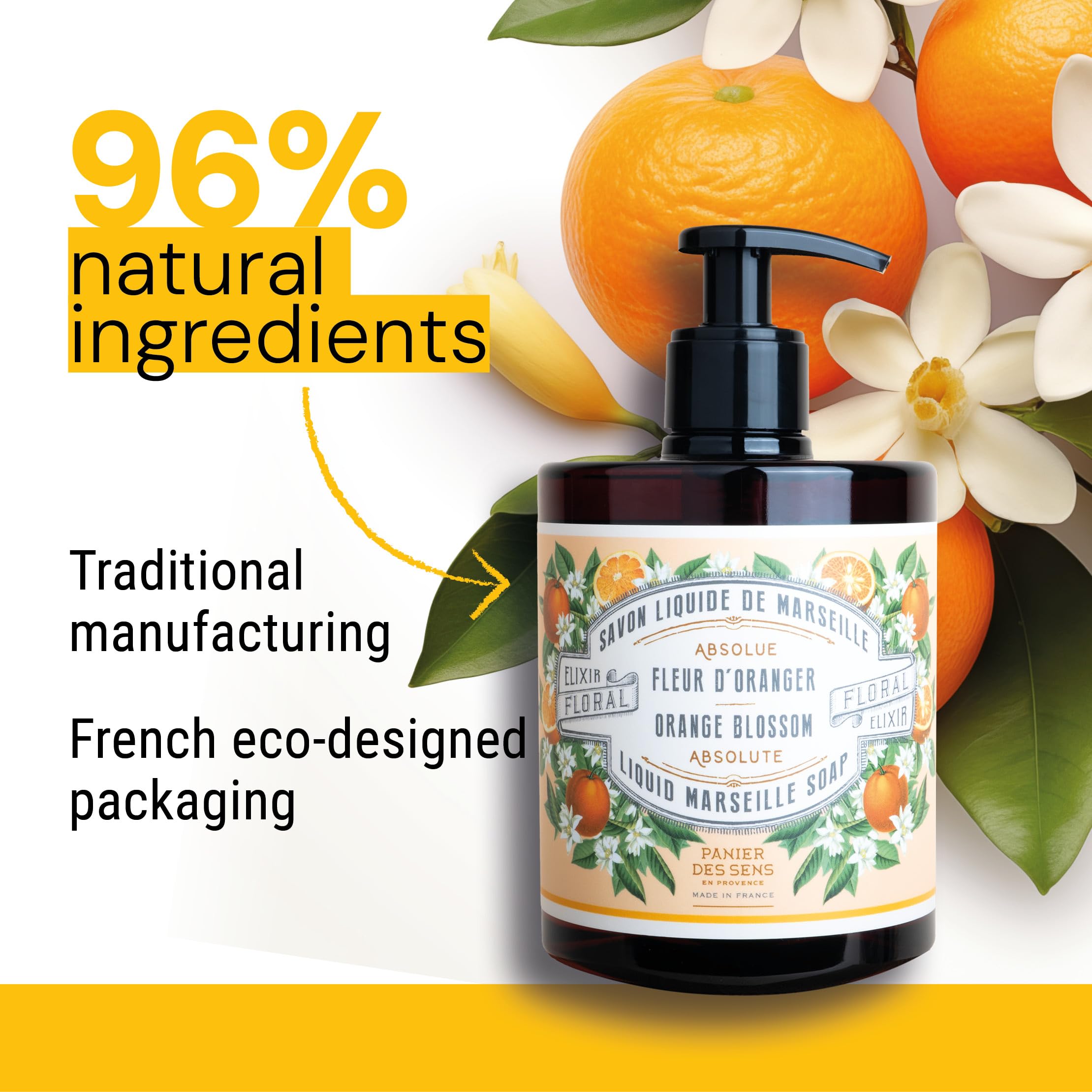 Panier des Sens orange blossom scent closeup evokes sunlit petals and warmth