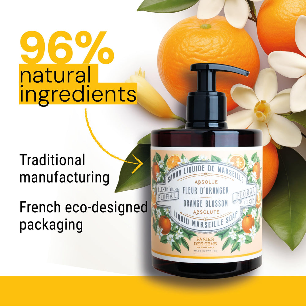 Panier des Sens orange blossom scent closeup evokes sunlit petals and warmth