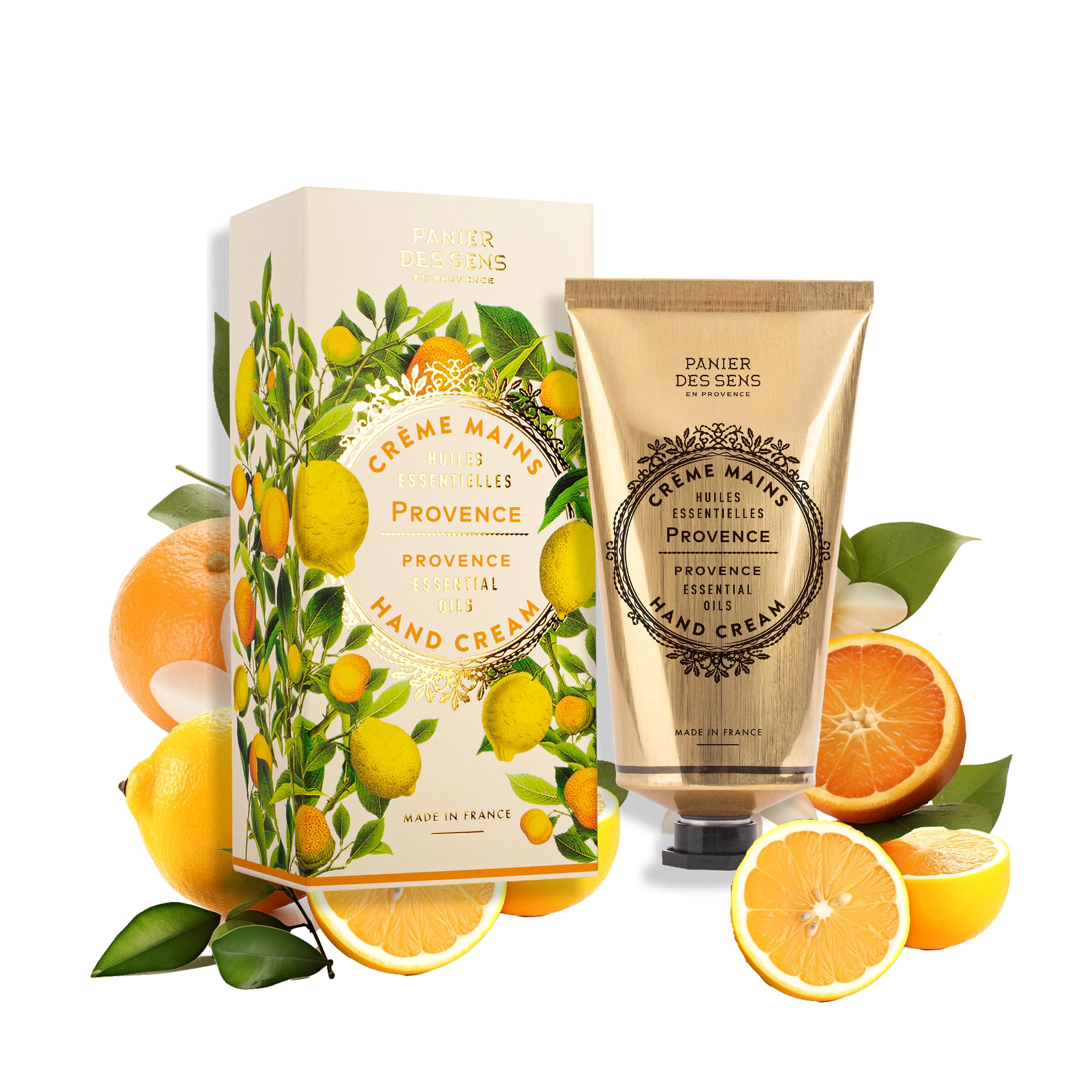 Panier des Sens Provence hand cream jar closeup showing rich hydration for dry hands