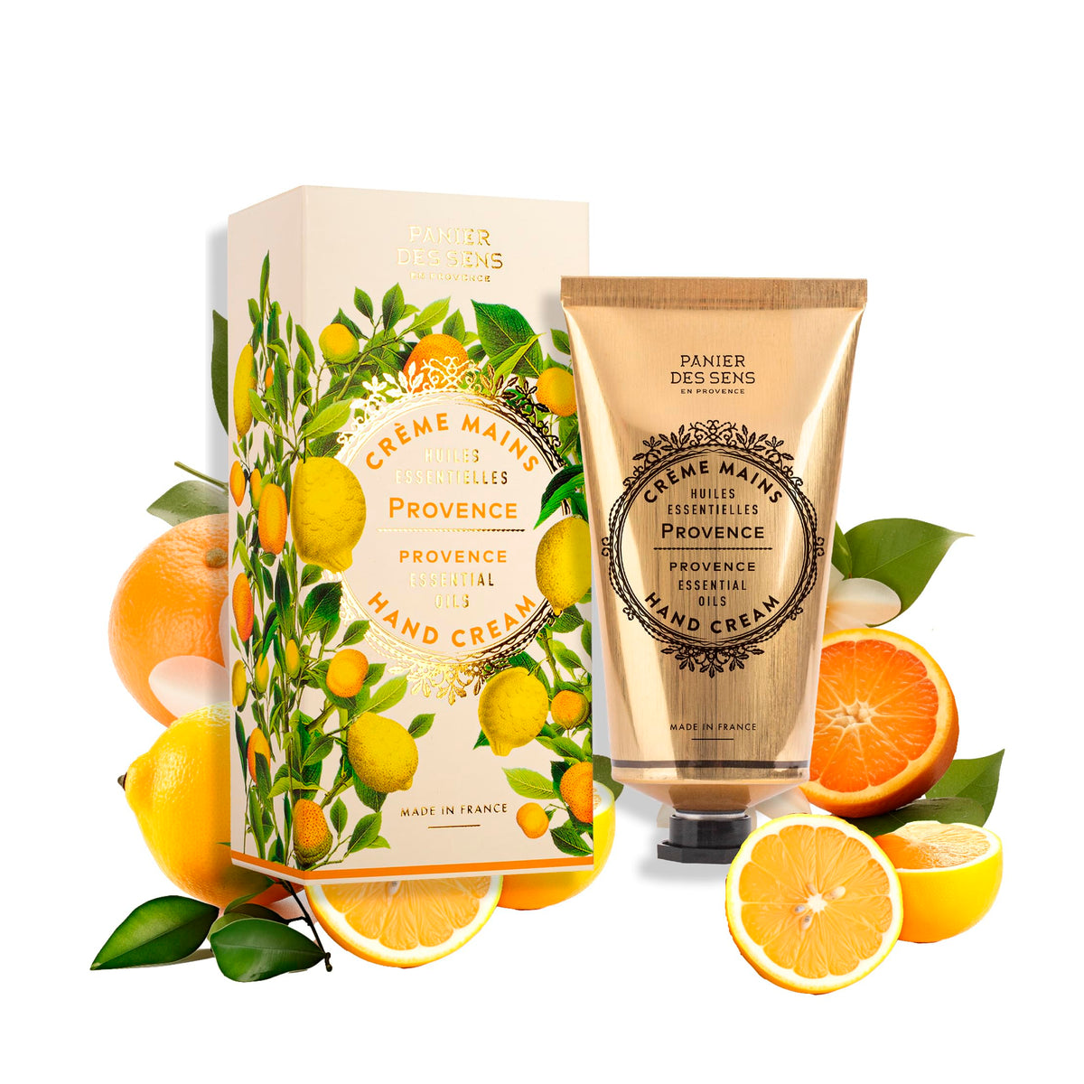 Panier des Sens Provence hand cream jar closeup showing rich hydration for dry hands