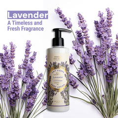 Panier des Sens lavender lotion with shea butter and olive oil nourishes dry skin.