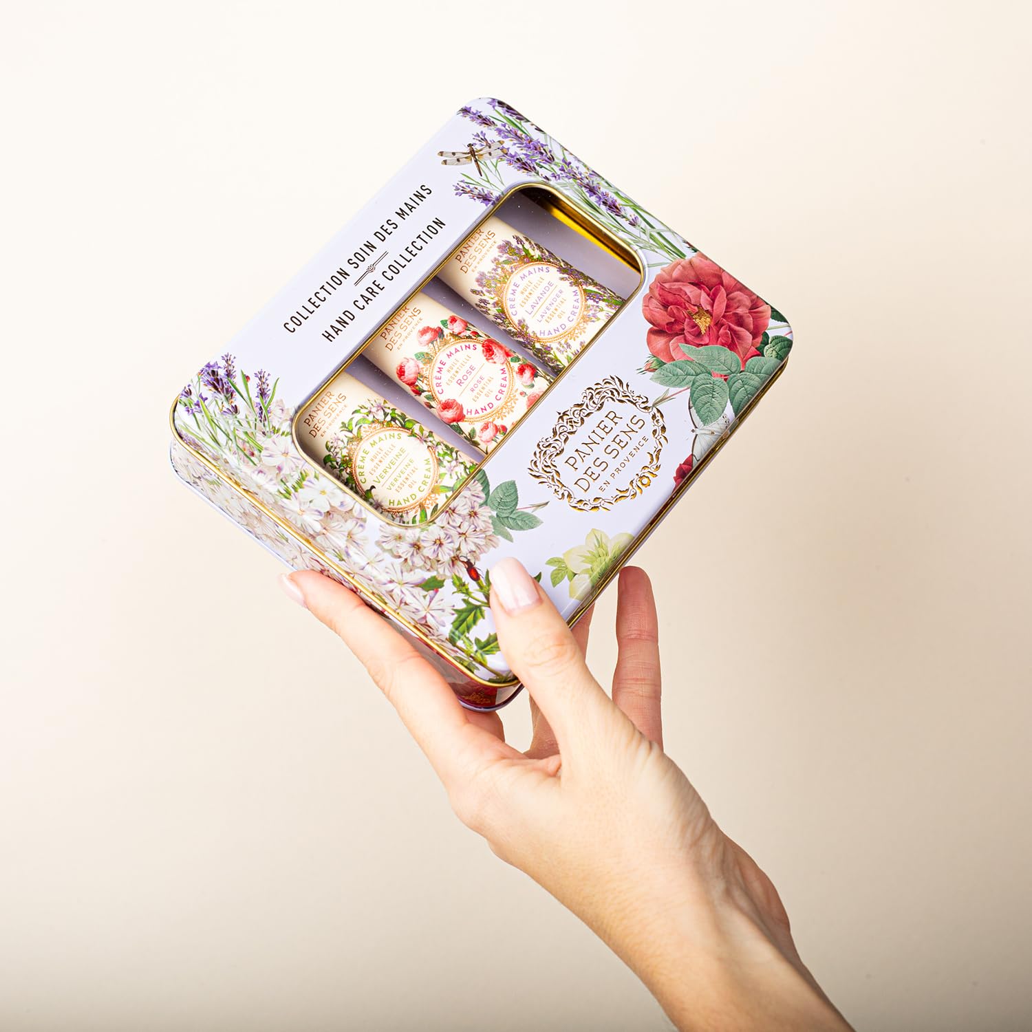 Panier des Sens verbena hand cream mini – fresh lemony aroma for daytime refreshment.