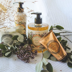 Panier des Sens Verbena Hand Cream olive oil element suggests nourishment and skin regeneration