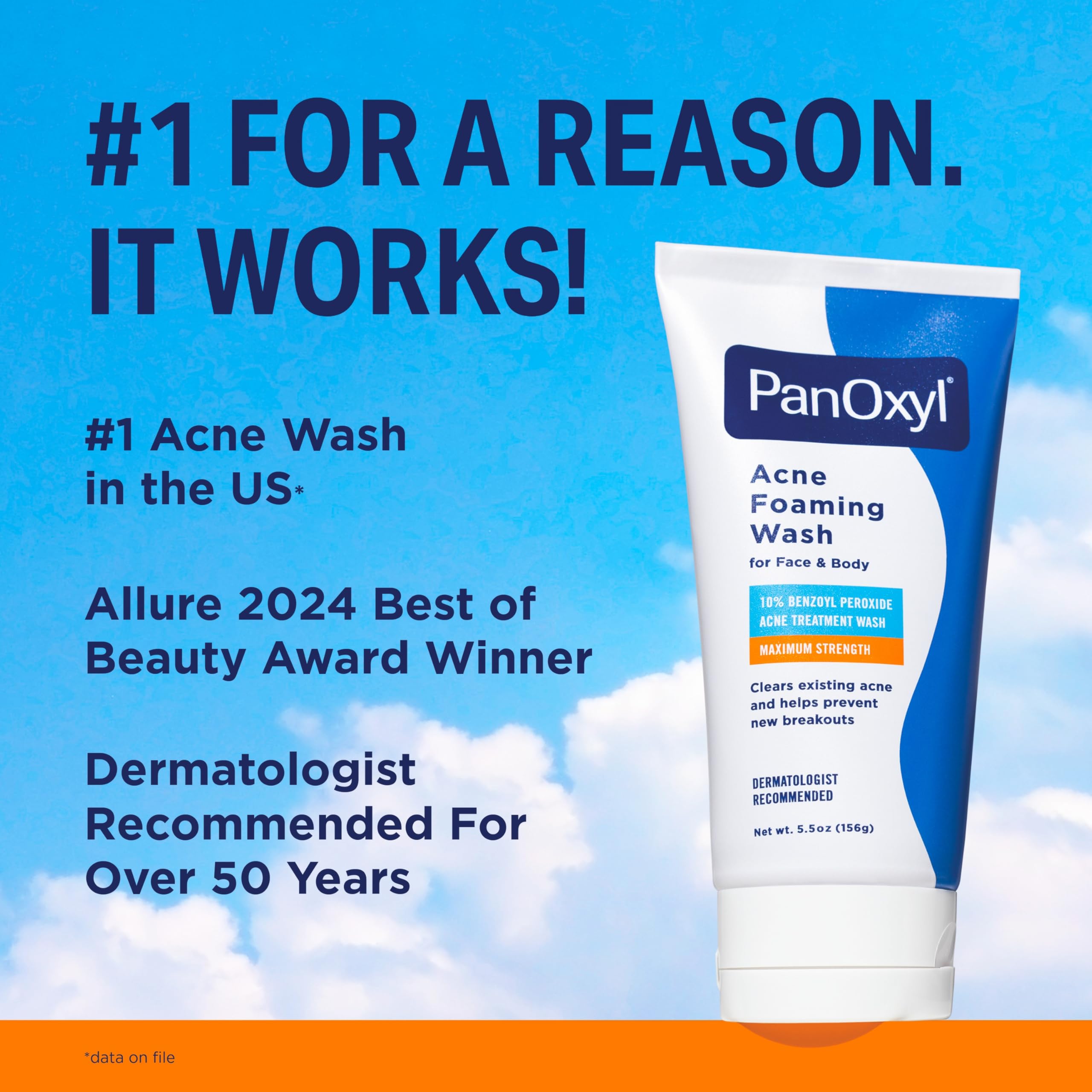Applying PanOxyl to face demonstrating targeted acne-clearing benefit