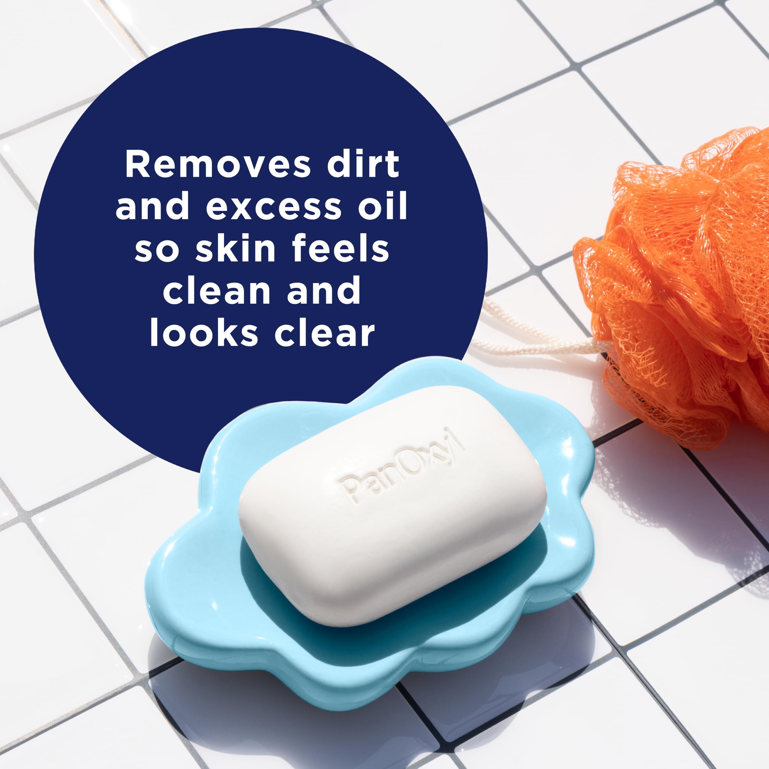 PanOxyl foam being applied to face to reduce breakouts