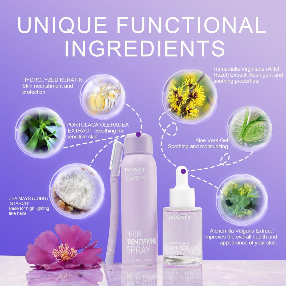 PANSLY skin smoothing effect shown in product visuals supports comfortable everyday grooming