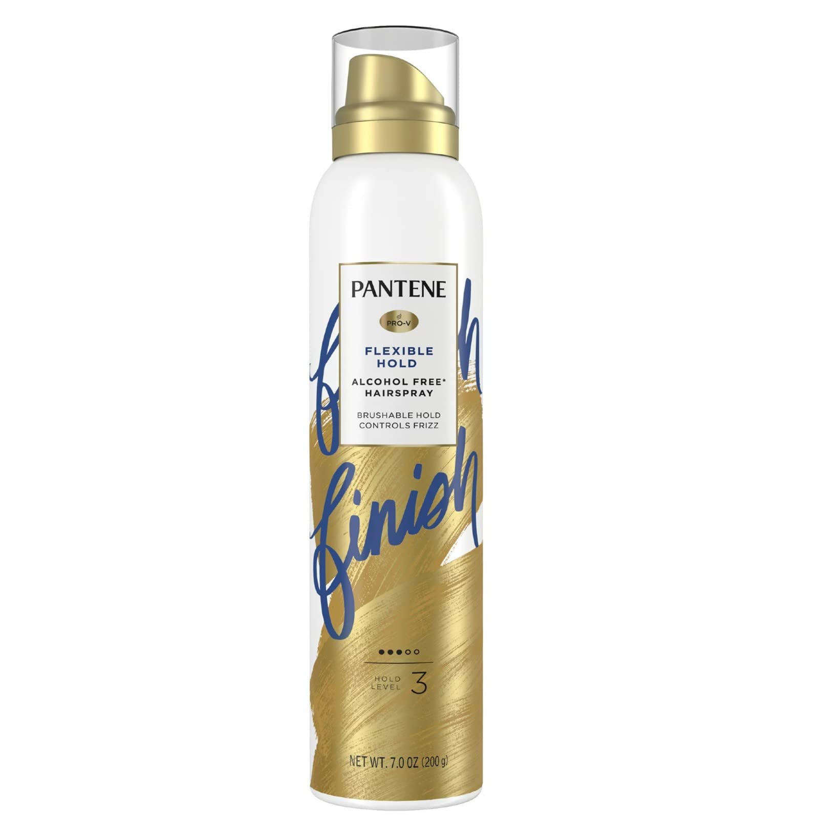 Pantene Air Spray 3 Dot Nozzle delivers brushable, strong hold for all-day style.