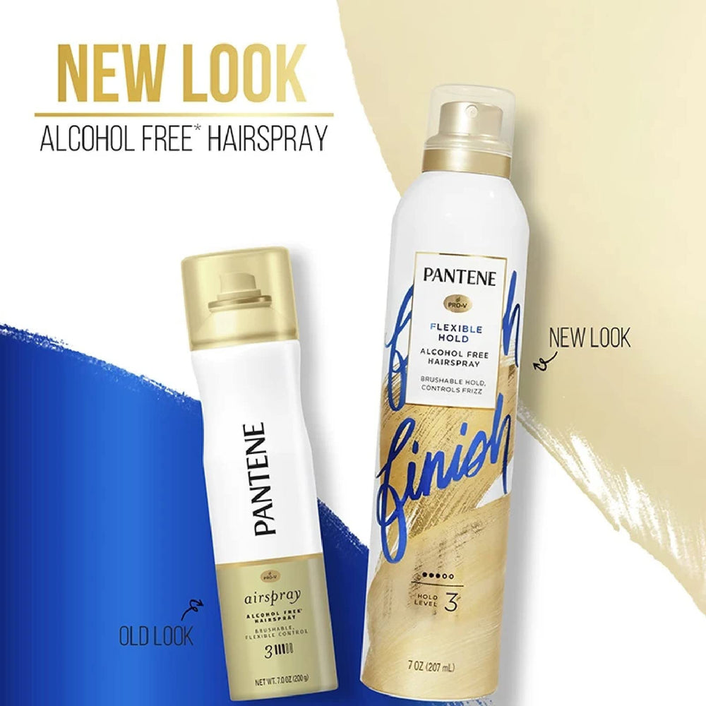 Pantene Air Spray is alcohol-free, reducing drying sensation while styling.