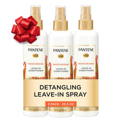Pantene Conditioning Detangler Spray bottle front shows repair and shine benefits