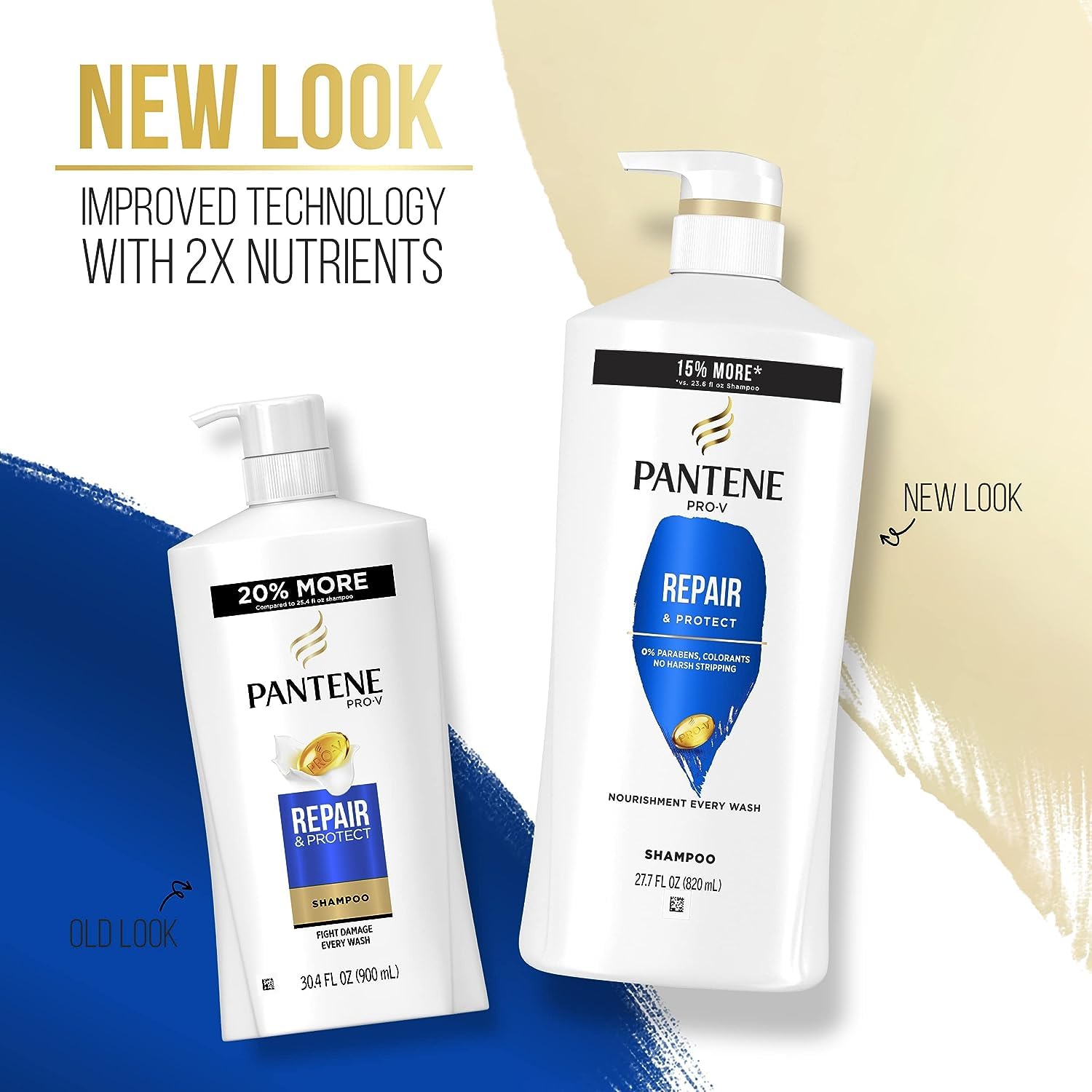 Pantene hair after-use shine close-up showing smooth hydration