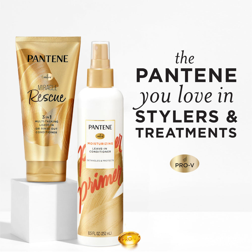 Pantene Leave-in Conditioner nozzle dispensing product for quick moisture