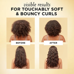 Pantene Miracle Rescue Curl Define & Shine being applied to damp hair.