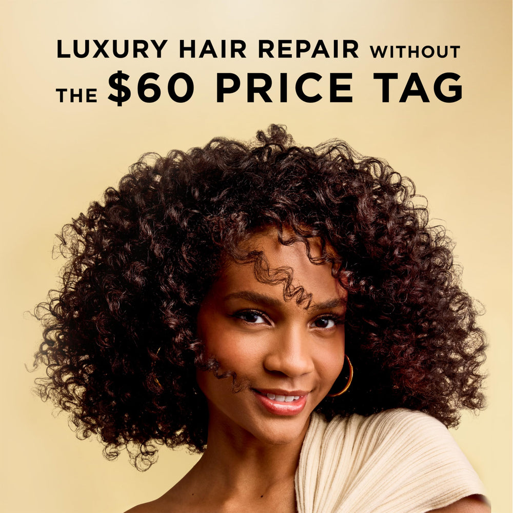 Pantene Miracle Rescue Curl Define & Shine on damp hair for lightweight hydration.