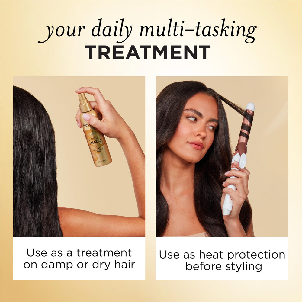 Pantene Miracle Rescue UV protection helps guard hair from sun exposure.
