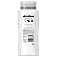 Pantene Pro-V Classic Clean Shampoo bottle back with ingredients and usage notes