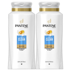 Pantene Pro-V Classic Clean Shampoo bottle front view for daily cleansing and shiny hair