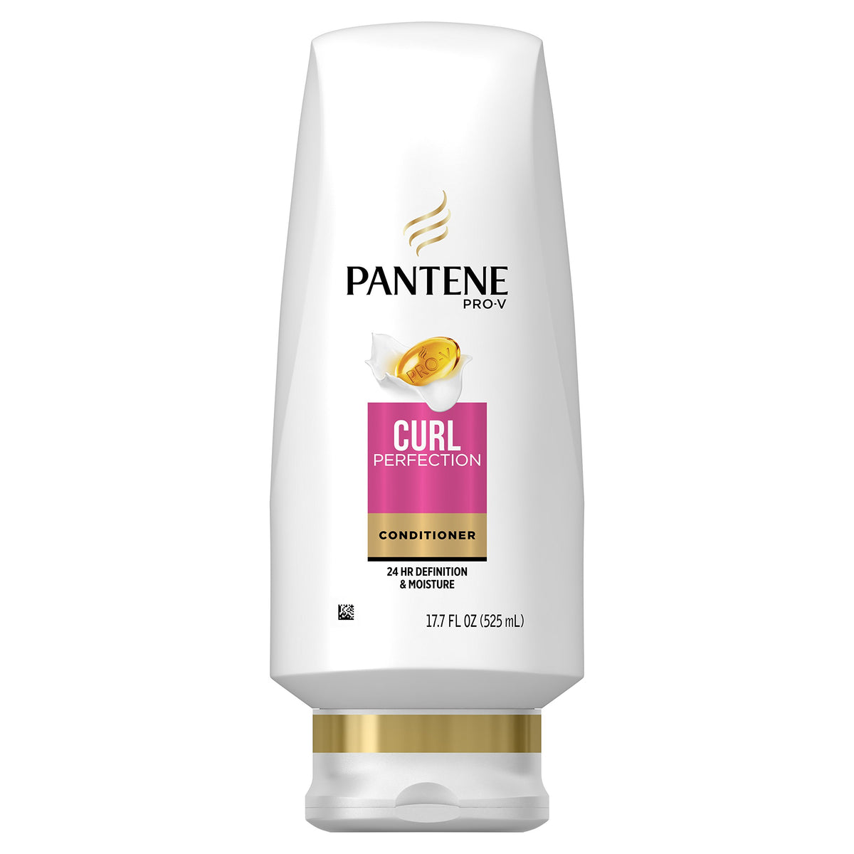 Pantene Pro-V Curl Perfection Conditioner bottle shows frizz control for defined curls.