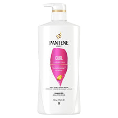 Pantene PRO-V Curl Perfection Shampoo lather close-up for frizz control and definition