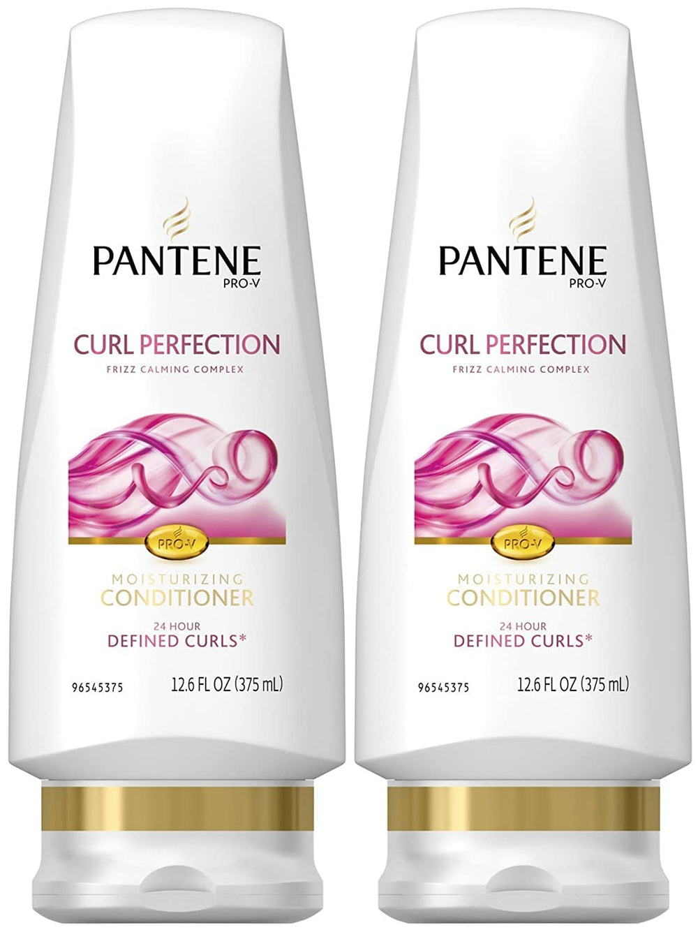 Pantene Pro-V Curl Perfection Moisturizing Conditioner bottle defines curls and reduces frizz.