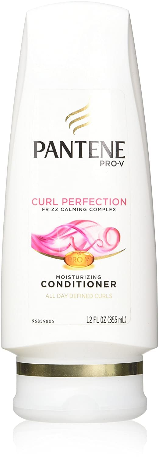 Pantene Pro-V Curl Perfection Moisturizing Conditioner smooths cuticle edges for touchable curls.