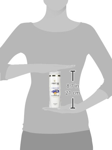 Pantene Pro-V hair after styling shows smooth shine and manageability.