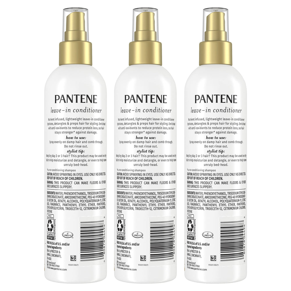 Pantene Pro-V nutrient boost label highlights healthier-looking hair