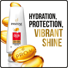 Pantene Pro-V Radiant Color Shine Conditioner application demonstrates easy, evenly distributed hydration.