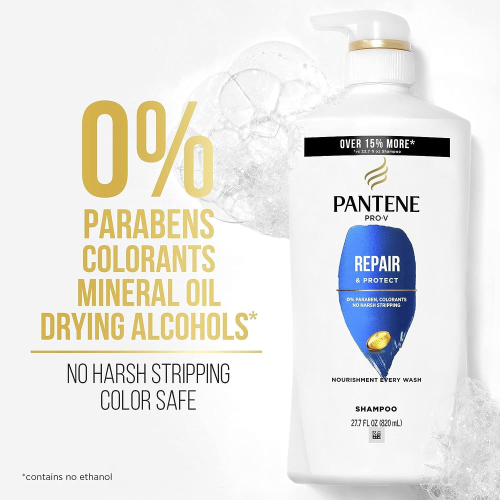 Pantene Pro-V Repair Conditioner tube visible for nourishing hydration