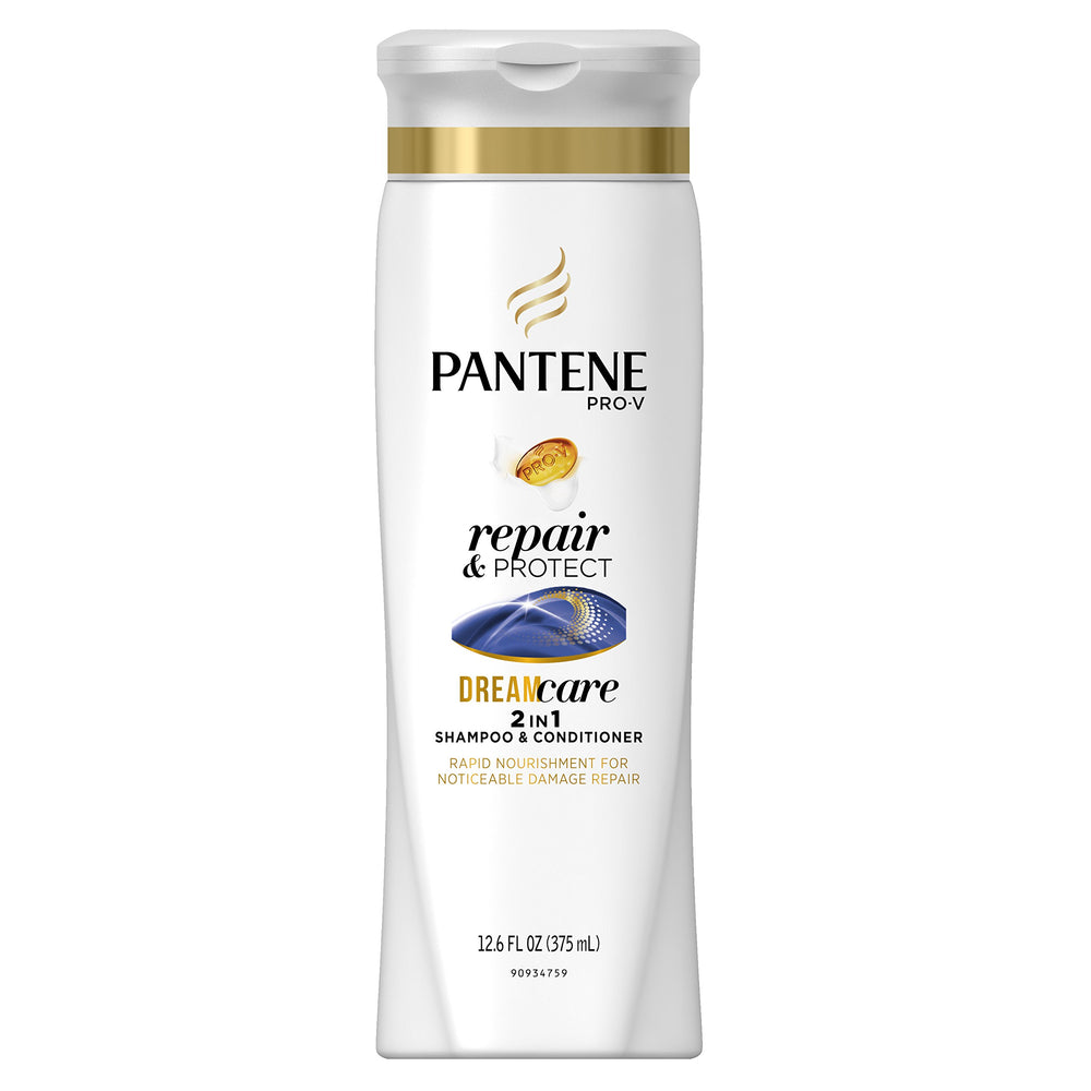 Pantene Pro-V Repair & Protect bottle with keratin for stronger-looking hair.
