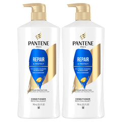 Pantene Pro-V Repair & Protect twin-pack bottle for color-safe conditioning and damaged-hair repair