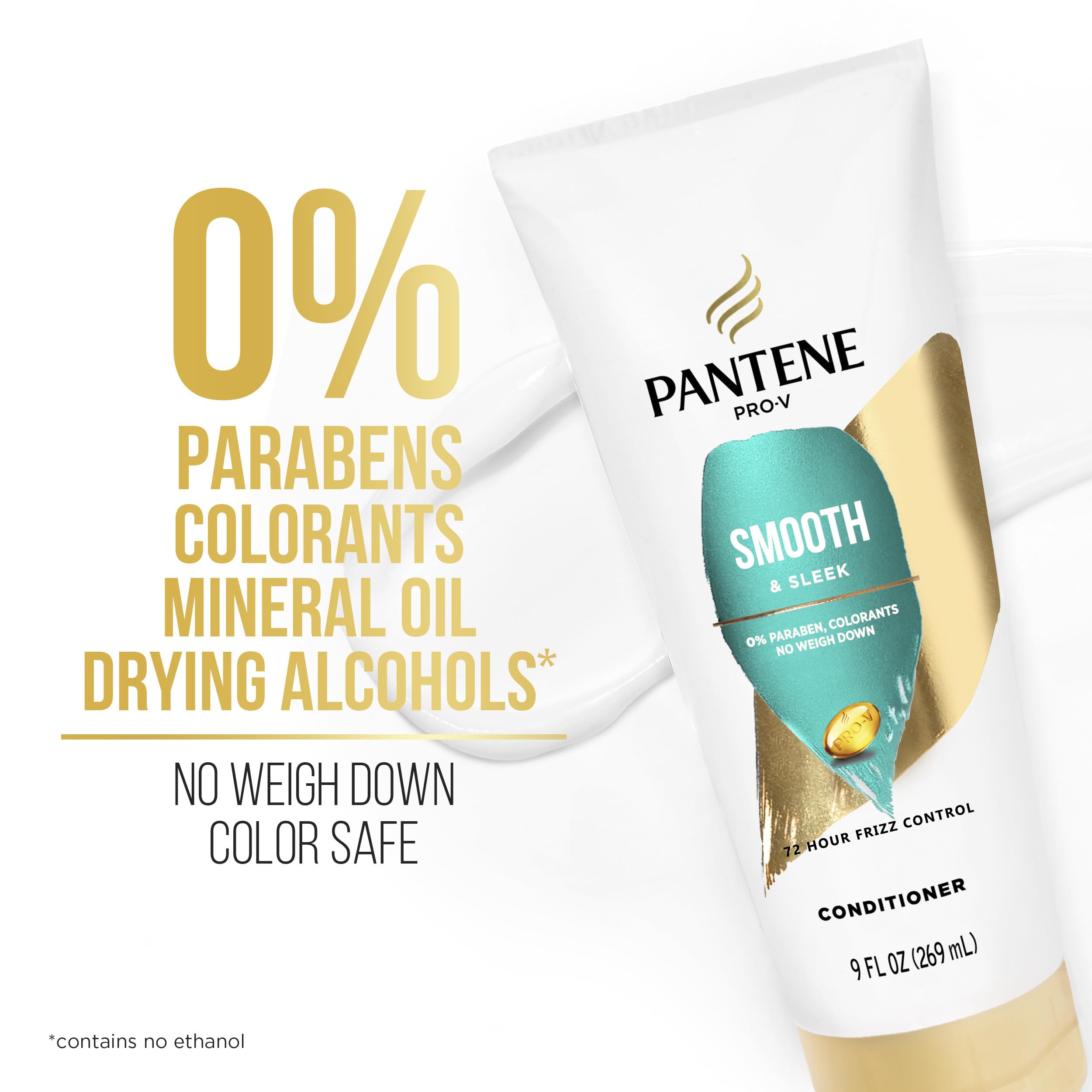 Pantene Pro-V Smooth argan oil from Morocco closeup for shine and softness
