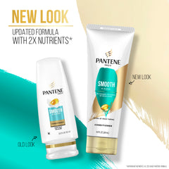 Pantene Pro-V Smooth conditioner front bottle for frizz control up to 72 hours
